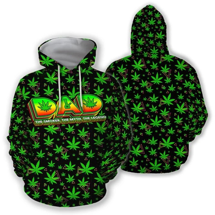 Stoner dad 3d all over hoodie