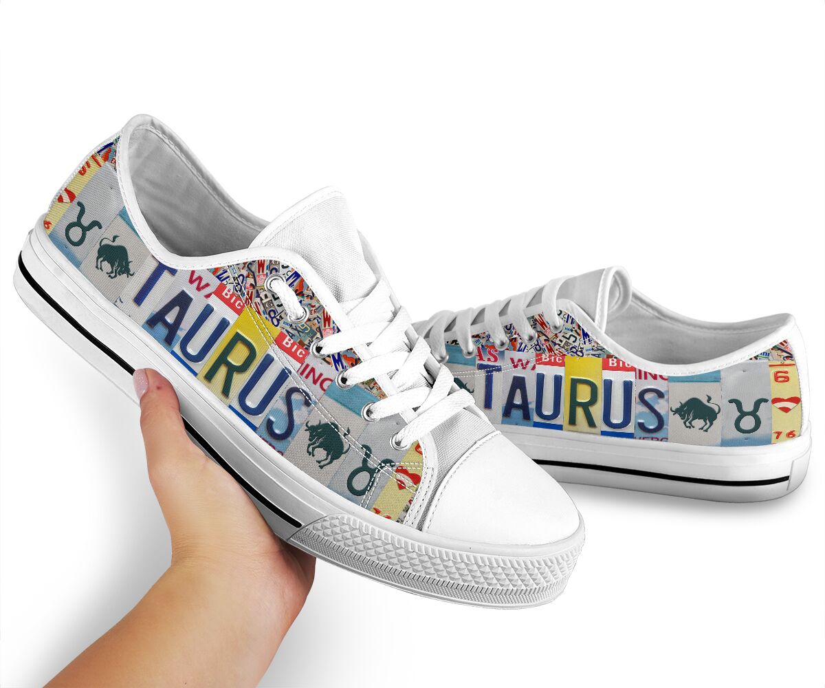 Taurus license plates low top shoes - pic 2