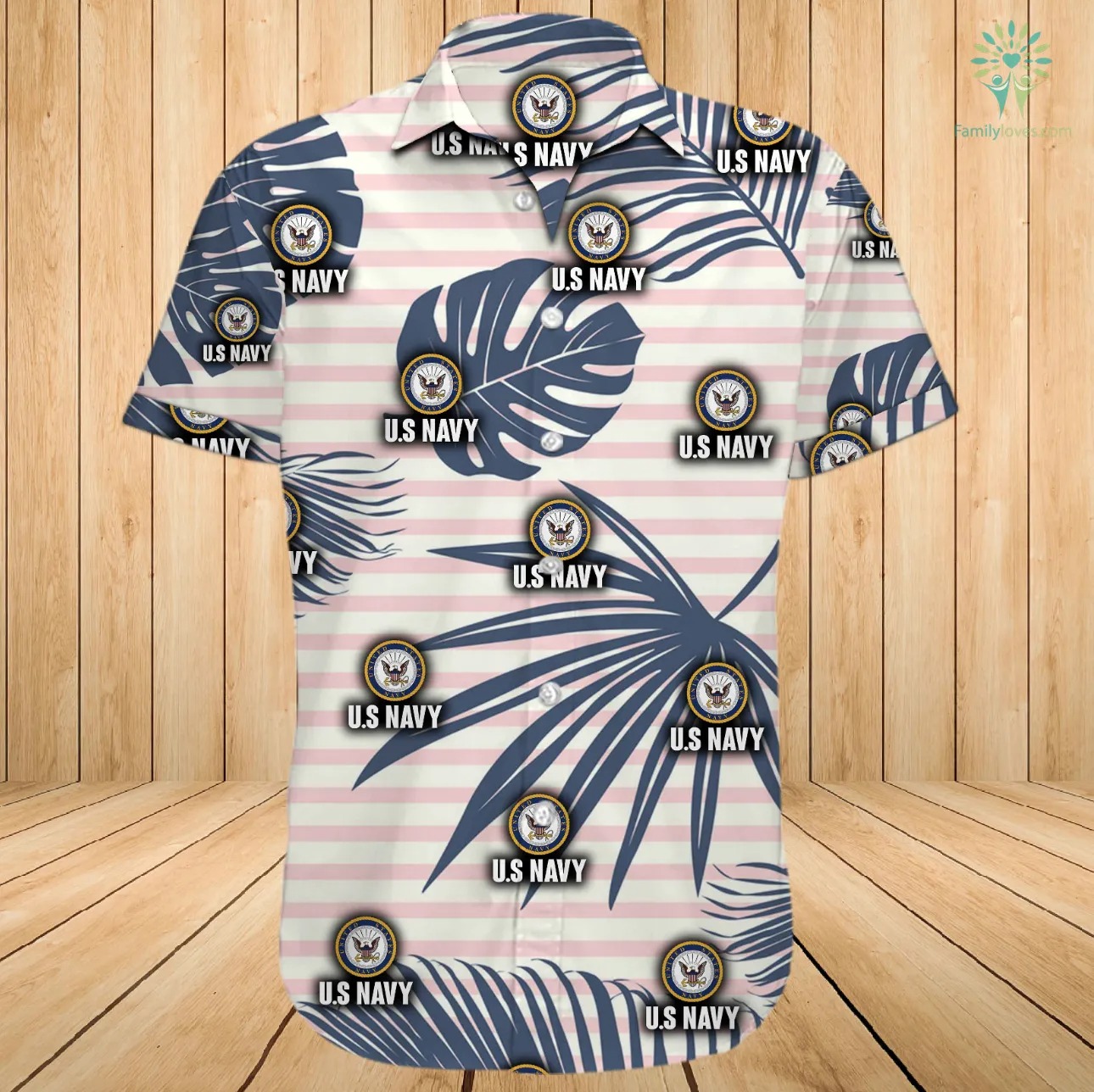 US navy hawaiian shirt and shorts - pic 2