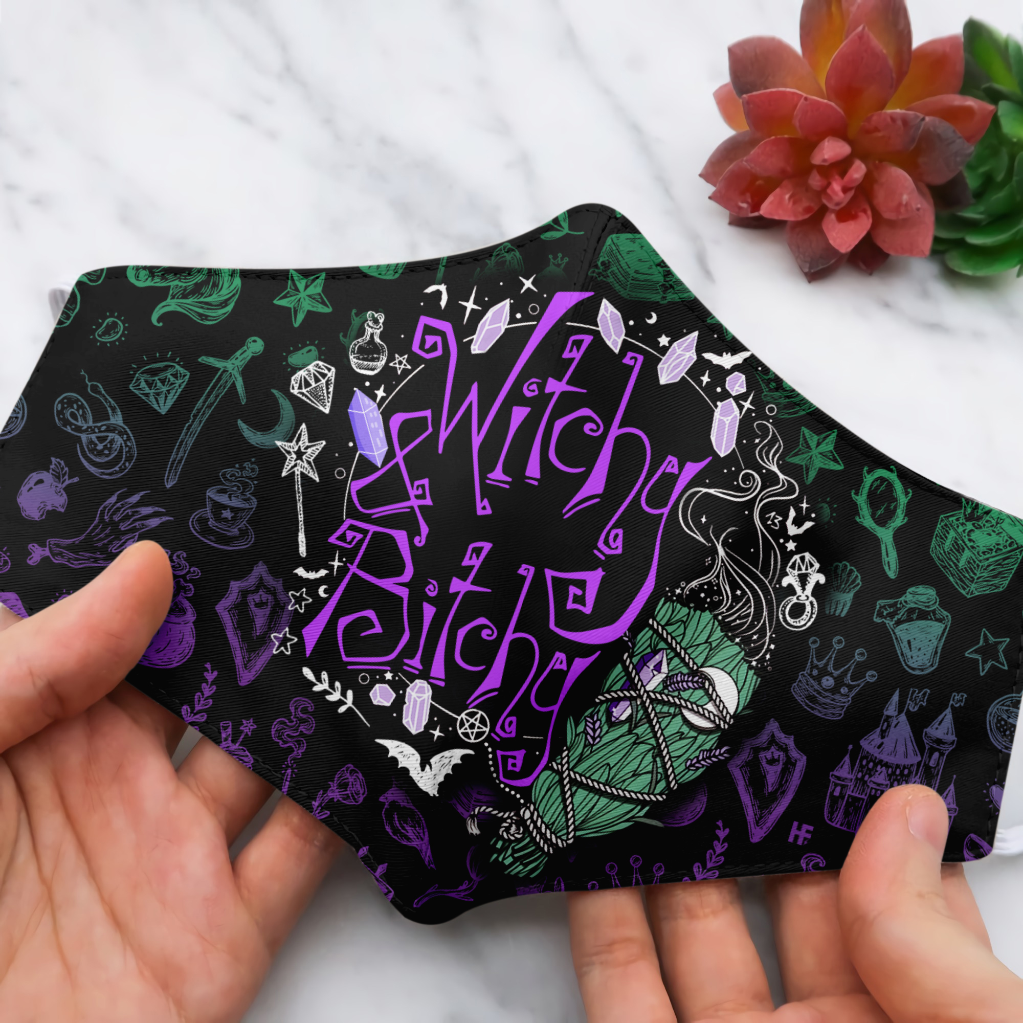 Witchy and Bitchy cloth mask – TAGOTEE