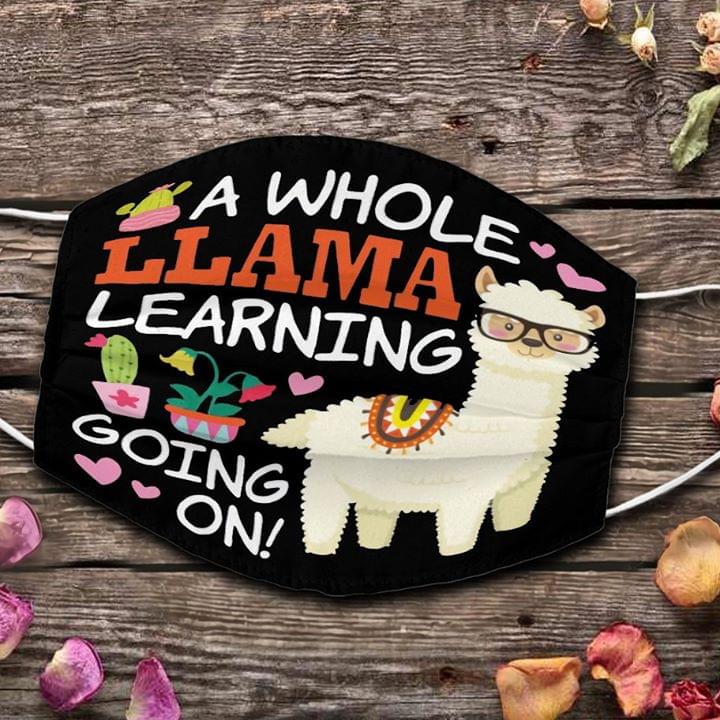 A whole LLama Learning going on face mask – TAGOTEE
