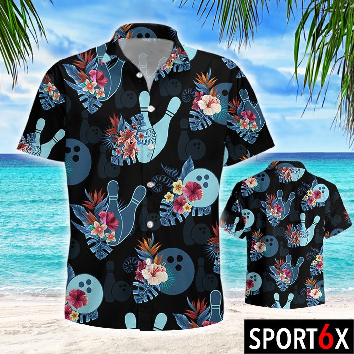 Bowling tropical hawaiian shirt
