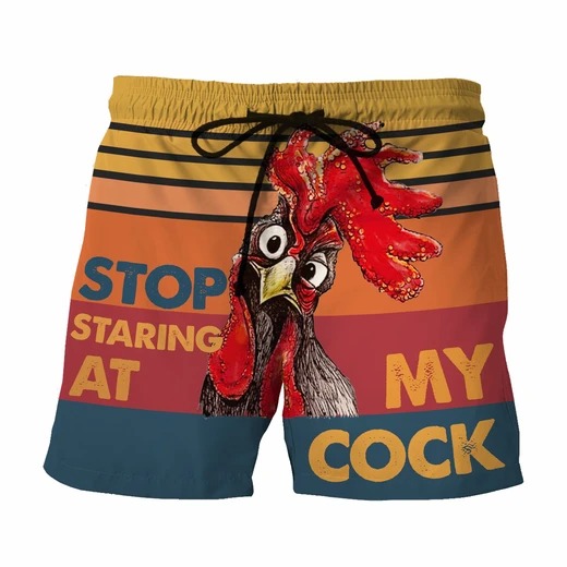 Chicken Stop staring at my cock 3d short