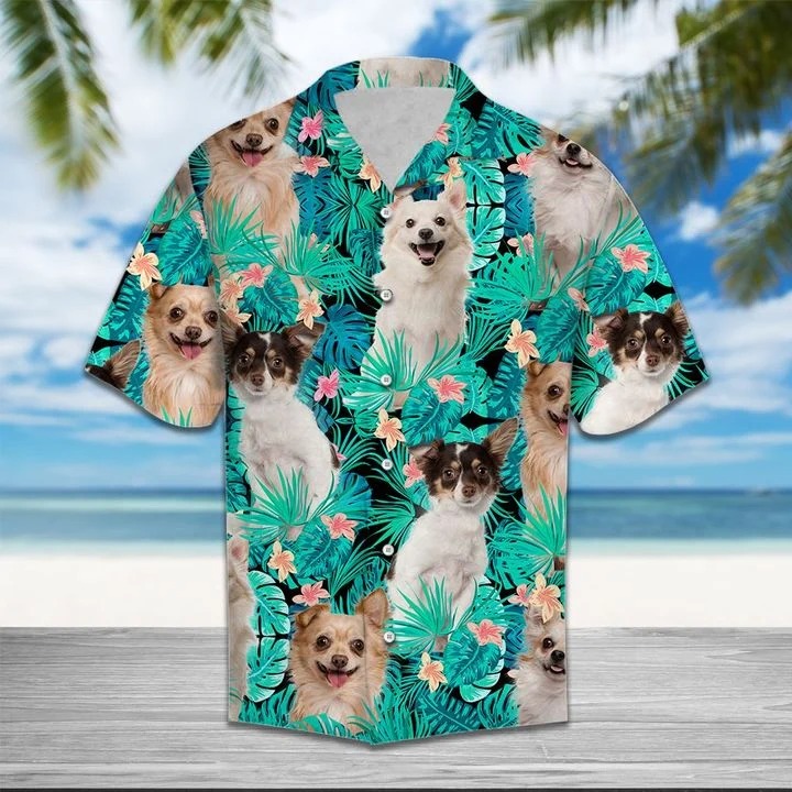 Chihuahua tropical hawaii shirt - pic 2