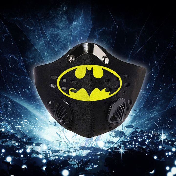 DC comics batman symbol filter activated carbon face mask