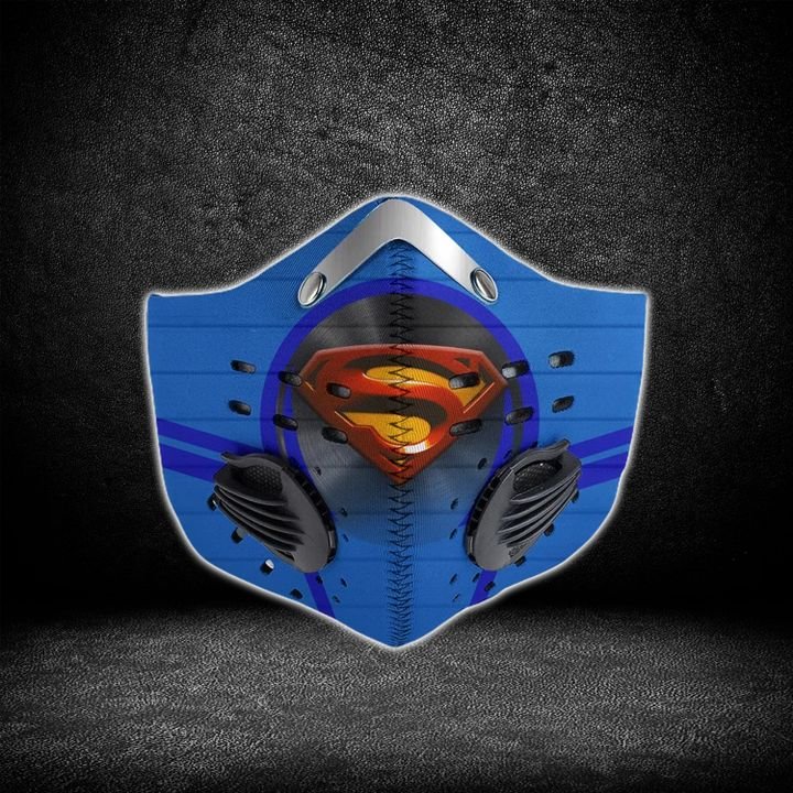 DC comics superman i am coming filter activated carbon face mask