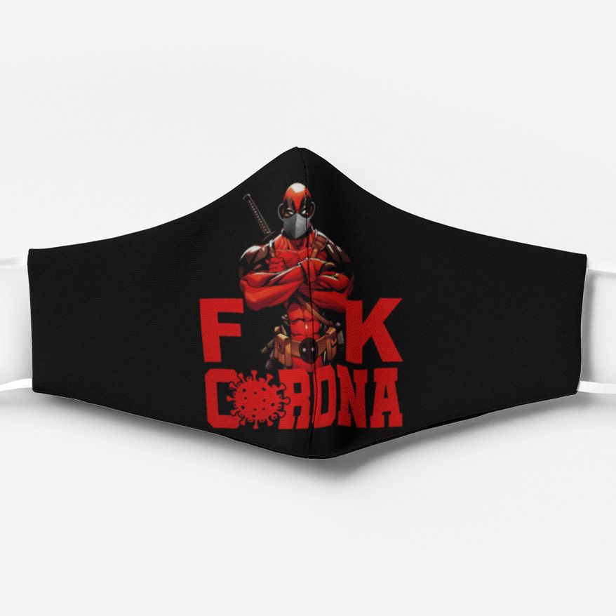 Deadpool Fuck Corona face mask