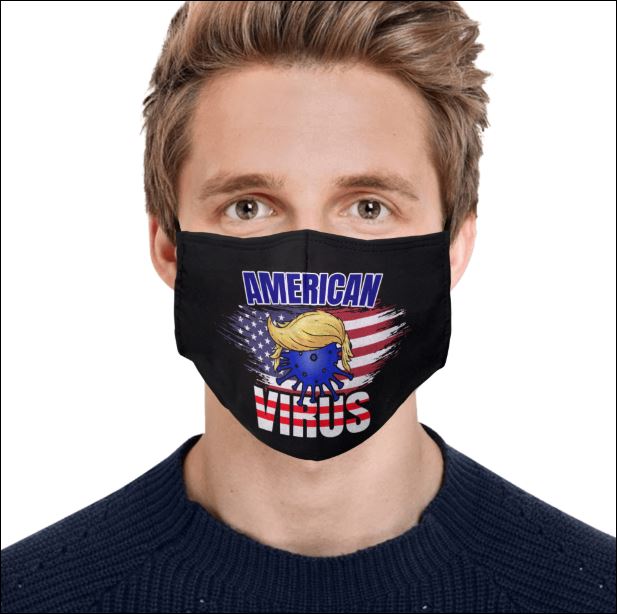 Donald Trump American virus face mask