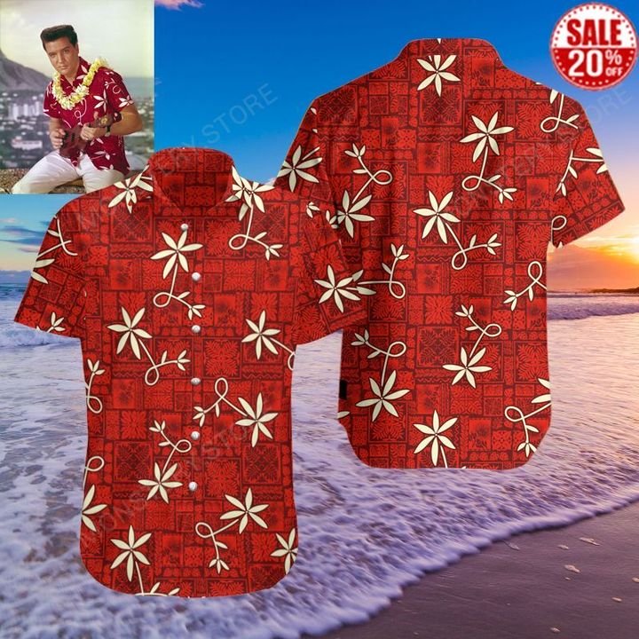 Elvis Presley hawaii hawaiian shirt