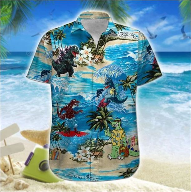 Godzilla hawaiian shirt – dnstyles