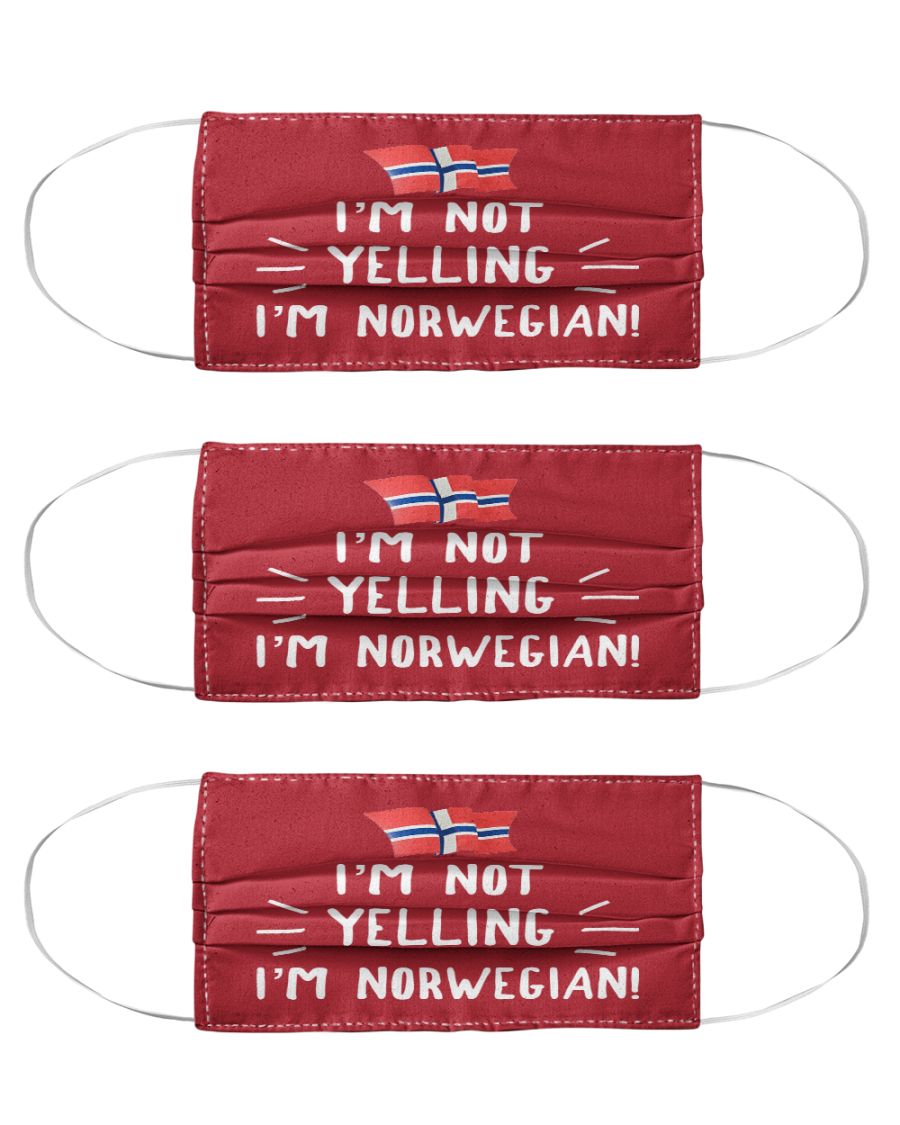 I’m not yelling I’m Norwegian face mask – TAGOTEE