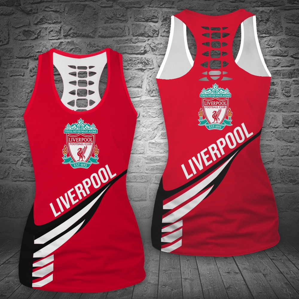 Liverpool football club hollow tank top and legging - pic 2
