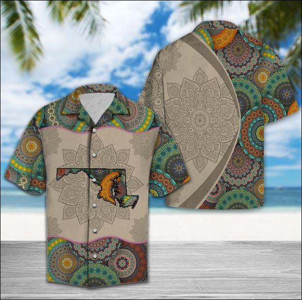 Maryland Mandala hawaiian shirt