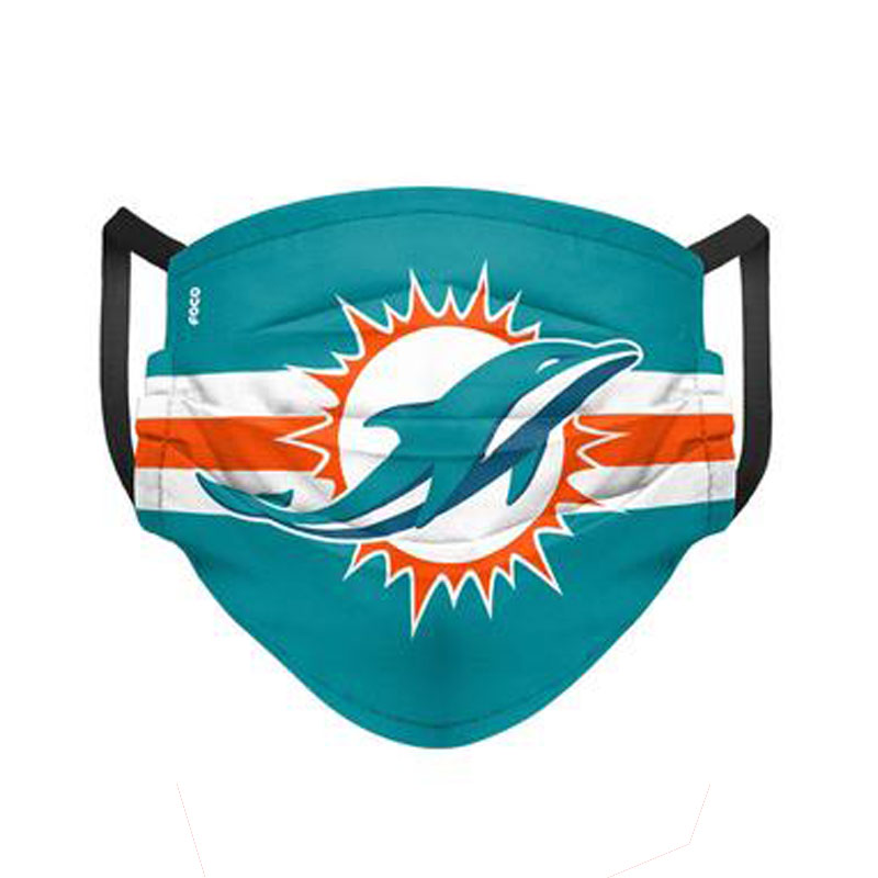 Miami dolphins cloth mask