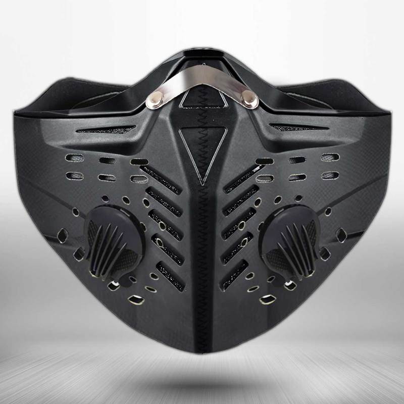 Motorcycle helmet anti pollution filter activated carbon face mask