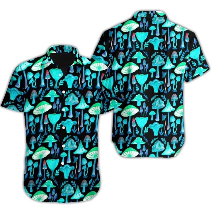Mushroom hawaiian shirt