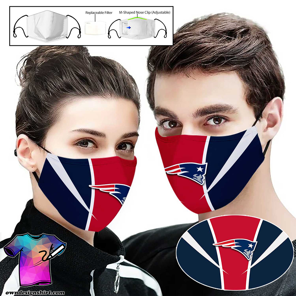 NFL new england patriots full printing face mask