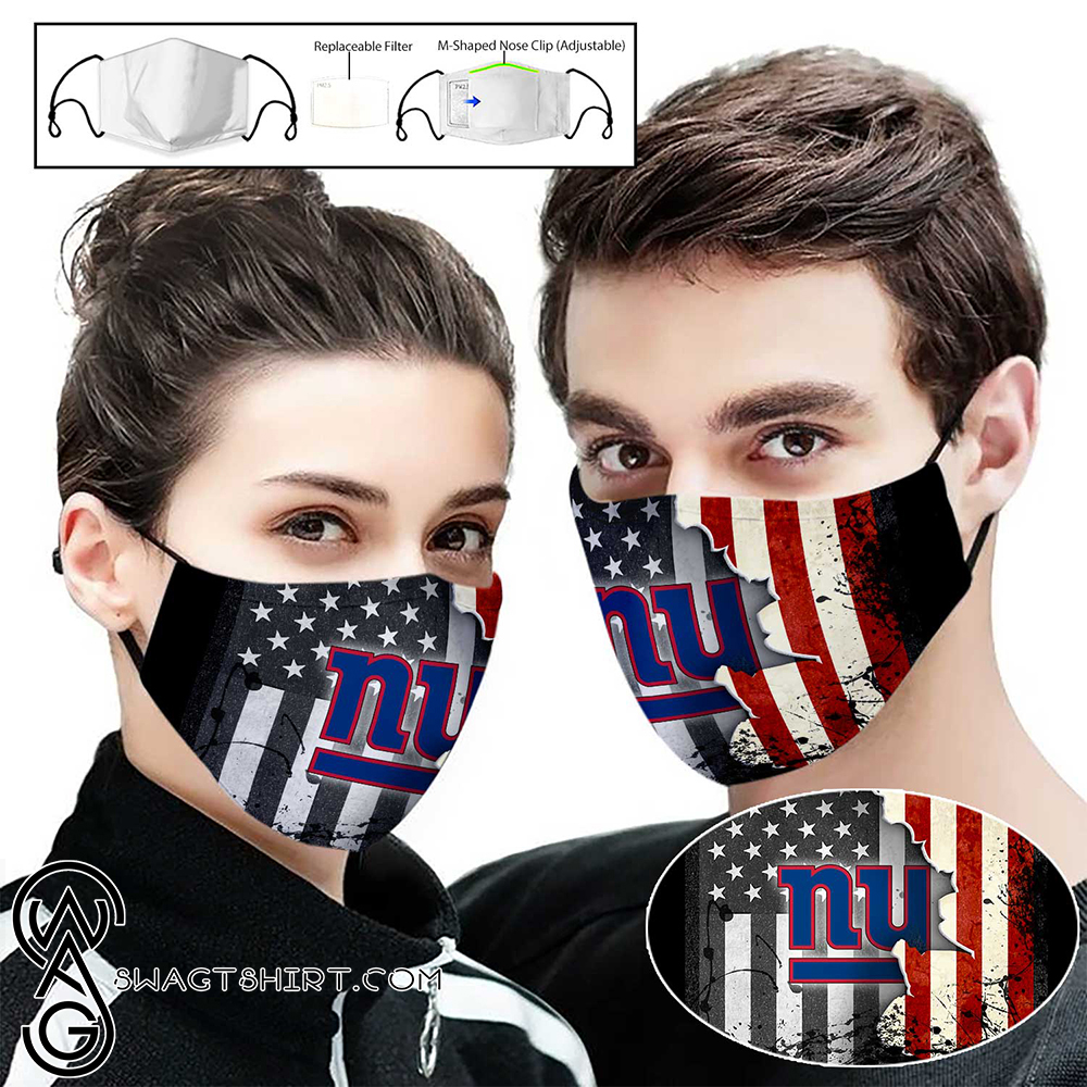 New york giants american flag full printing face mask