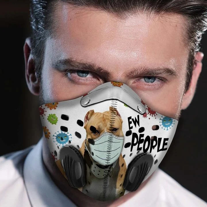 Pitbull ew people coronavirus filter face mask 1