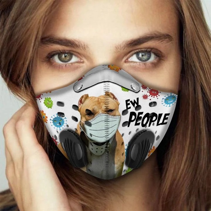 Pitbull ew people coronavirus filter face mask