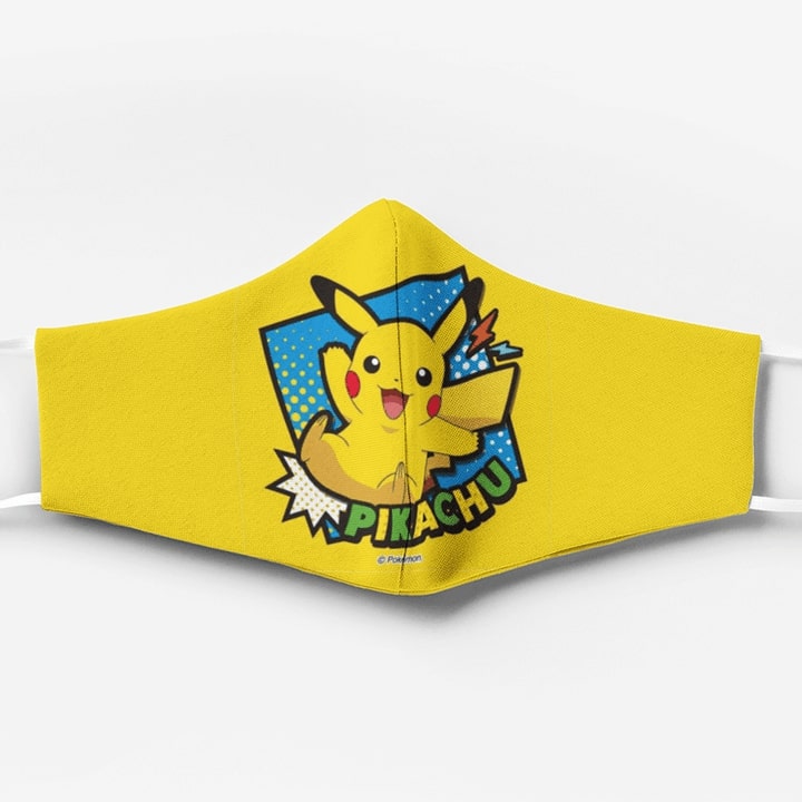 Pokemon pikachu full printing face mask