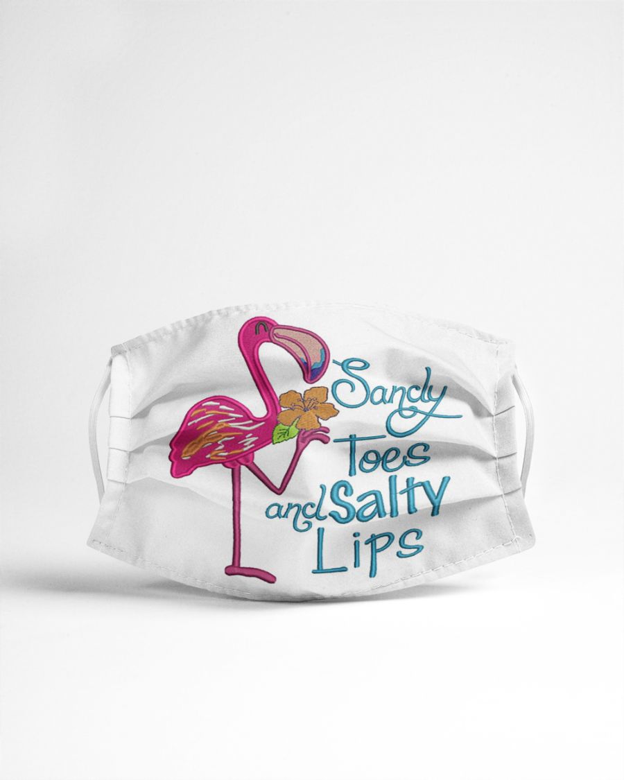 Sandy Toes and Salty Lips Flamingo Mask