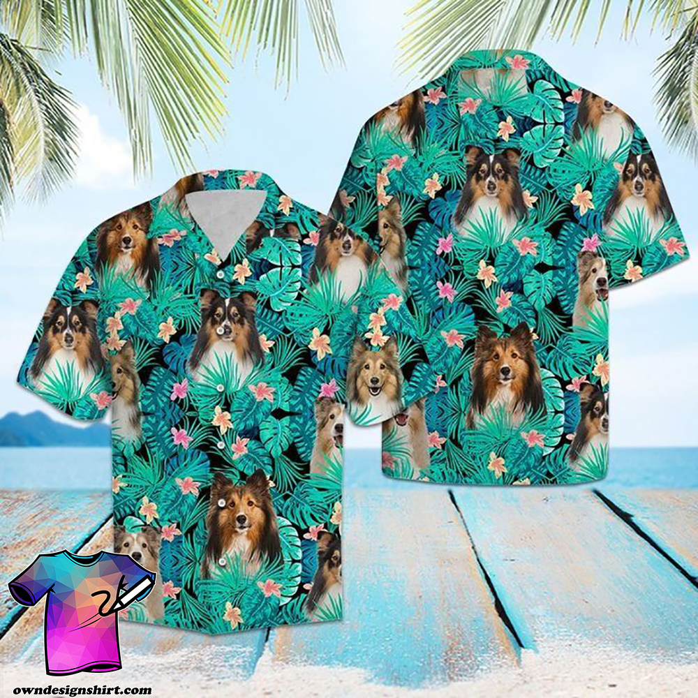 Sheepdog hawaiian shirt