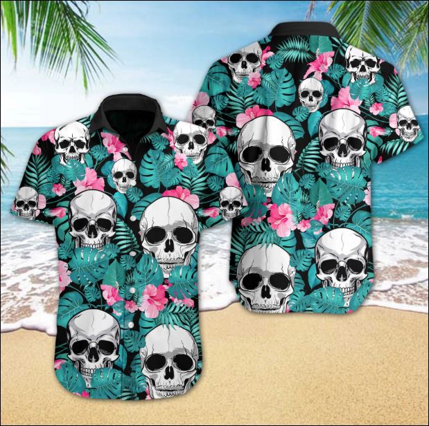 Skull Tropical hawaiian shirt
