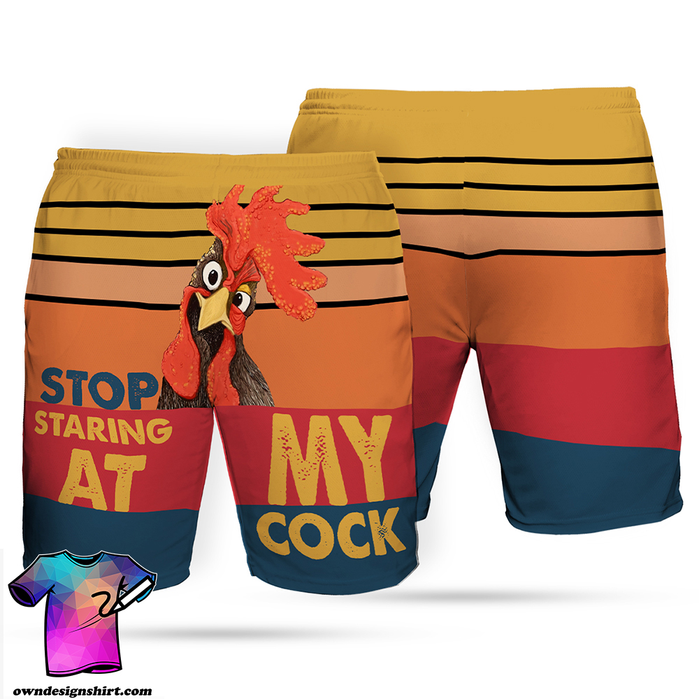 Stop staring at my cock hawaiian shorts