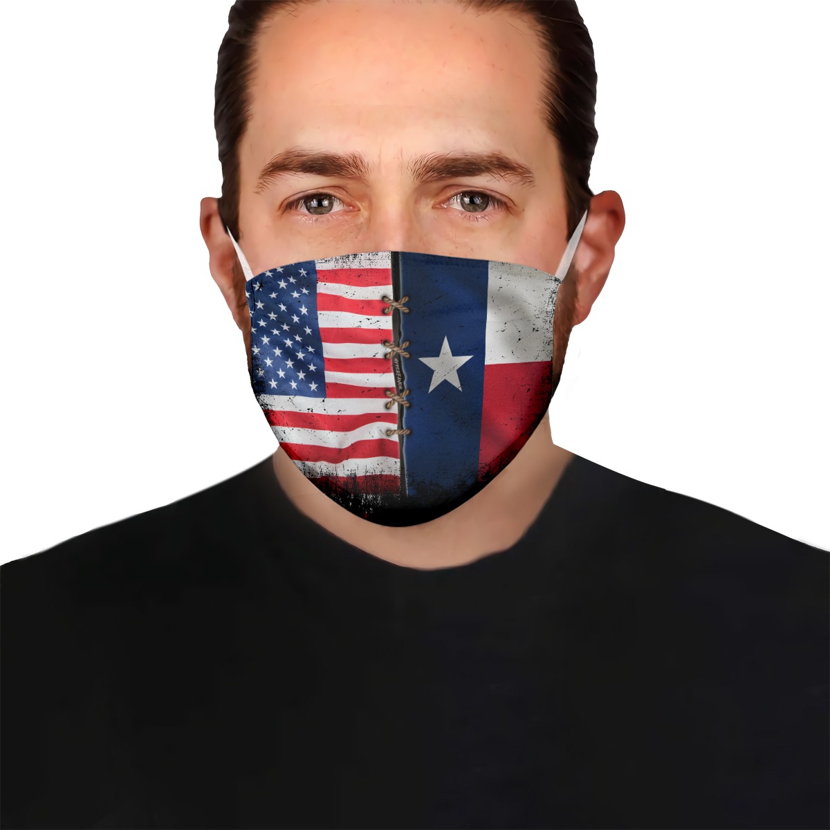 Texas American flag face mask - pic 1