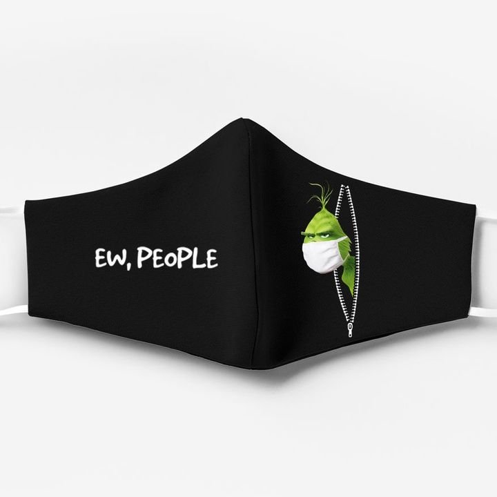 The grinch ew people full printing face mask