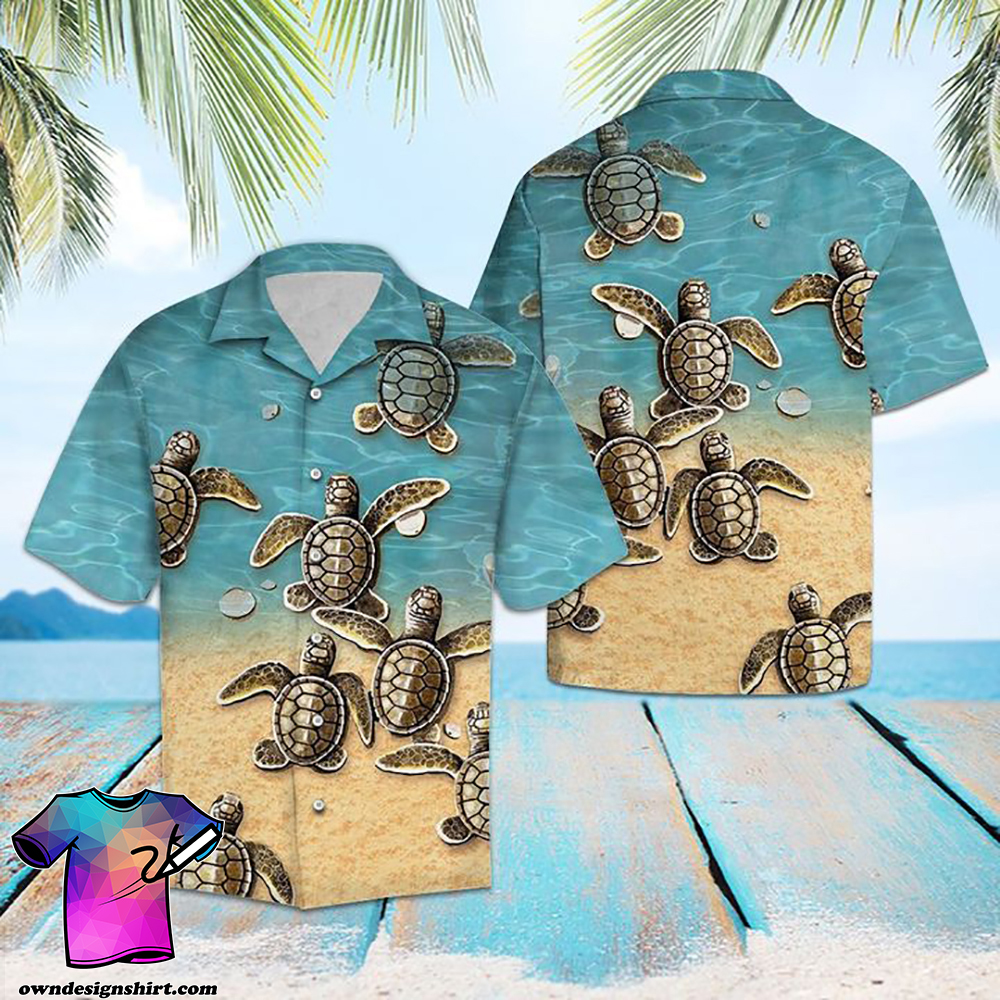 Turtles hawaiian shirt