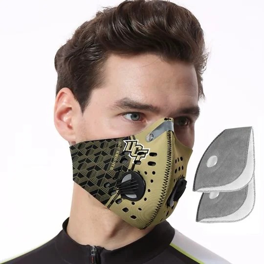 Ucf knights football face mask.