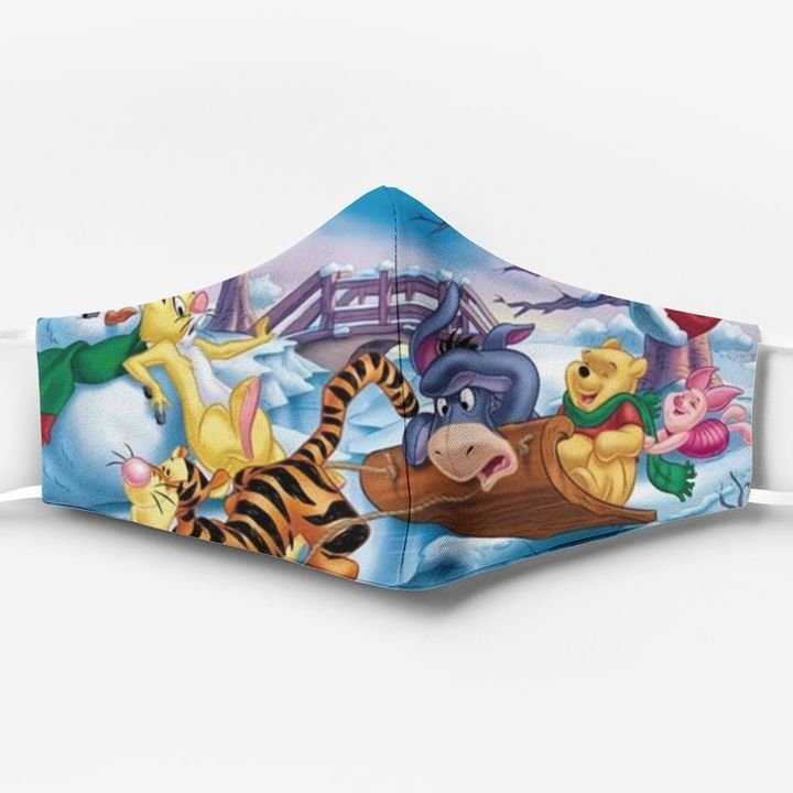 Winnie the pooh characters full printing face mask
