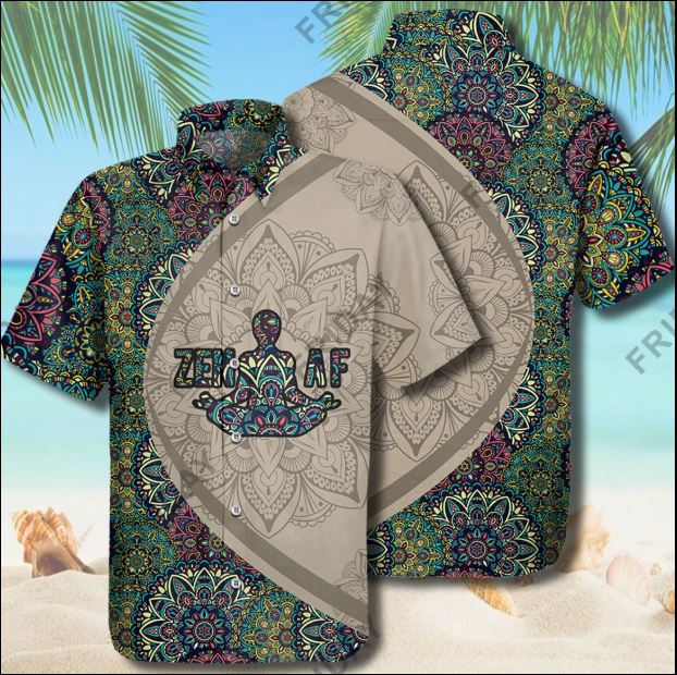 Zen Af Yoga hawaiian shirt
