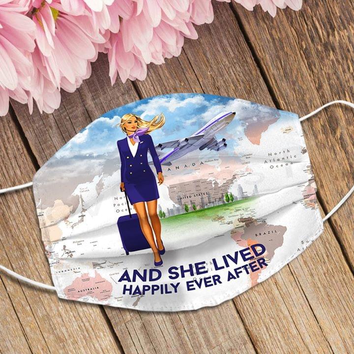 And she lived happily ever after Flight Attendant face mask – TAGOTEE