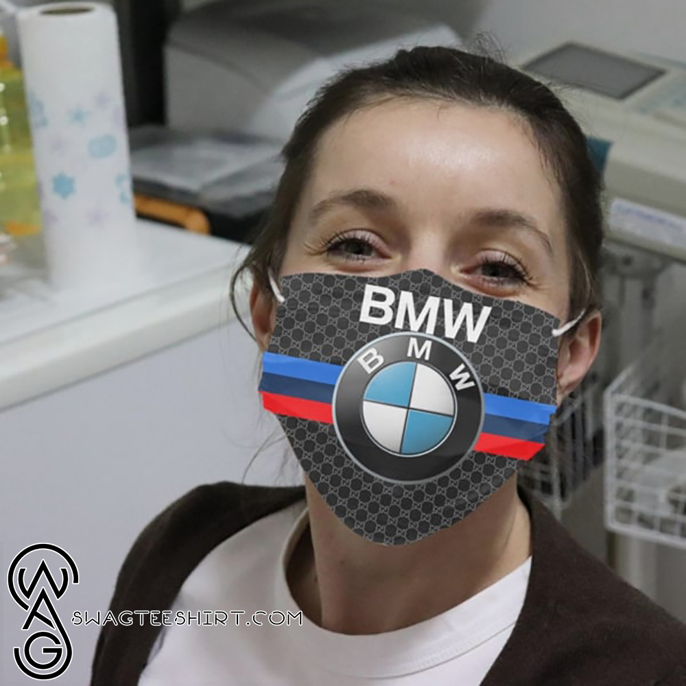 [special edition] BMW symbol full over printed face mask – maria