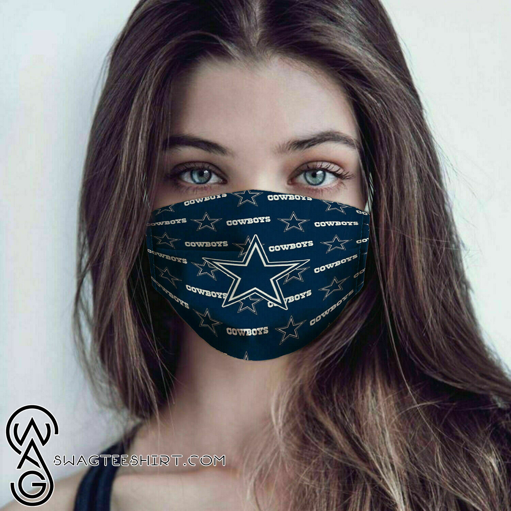 Dallas cowboys full over printed face mask