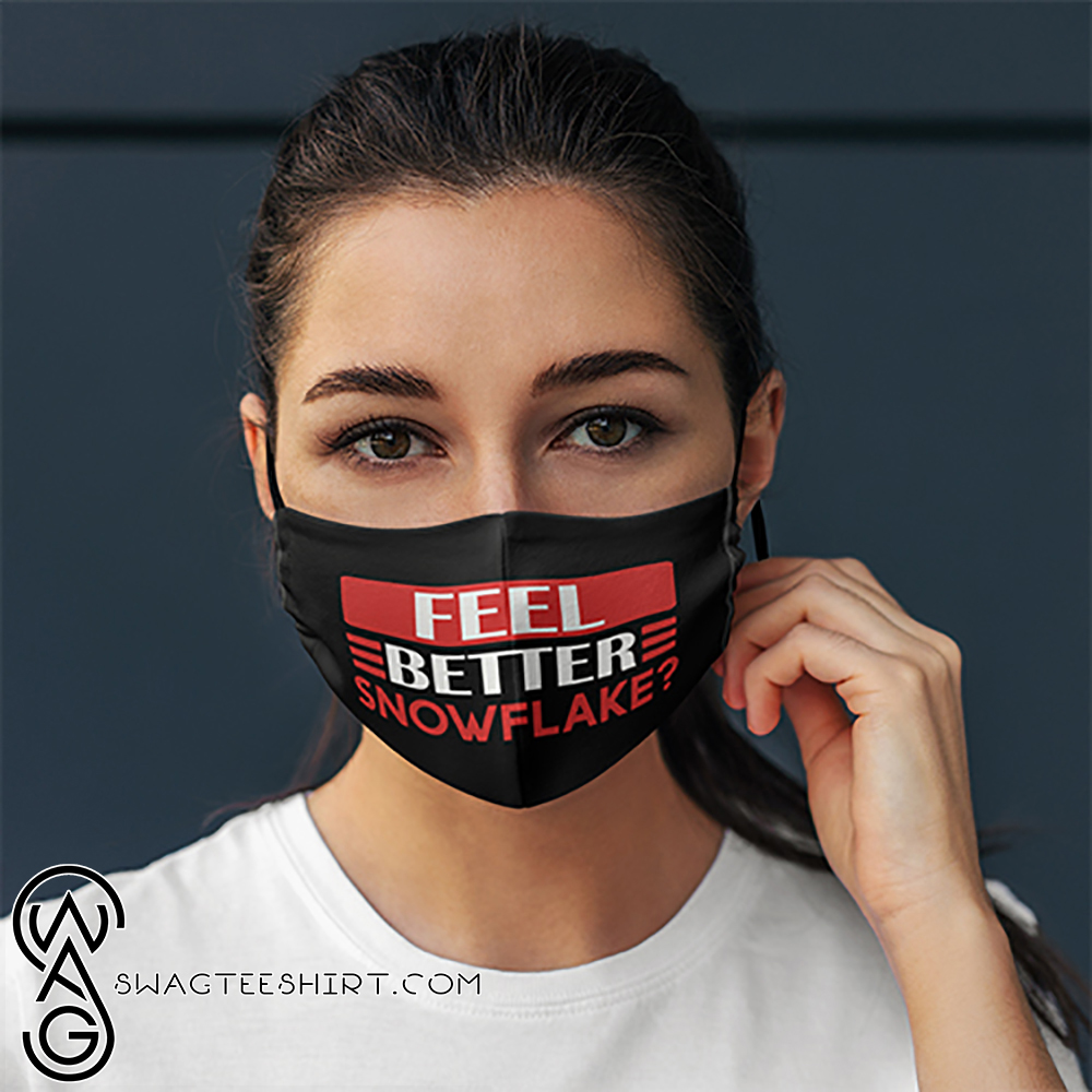 [special edition] Feel better snowflake 2020 all over printed face mask – maria
