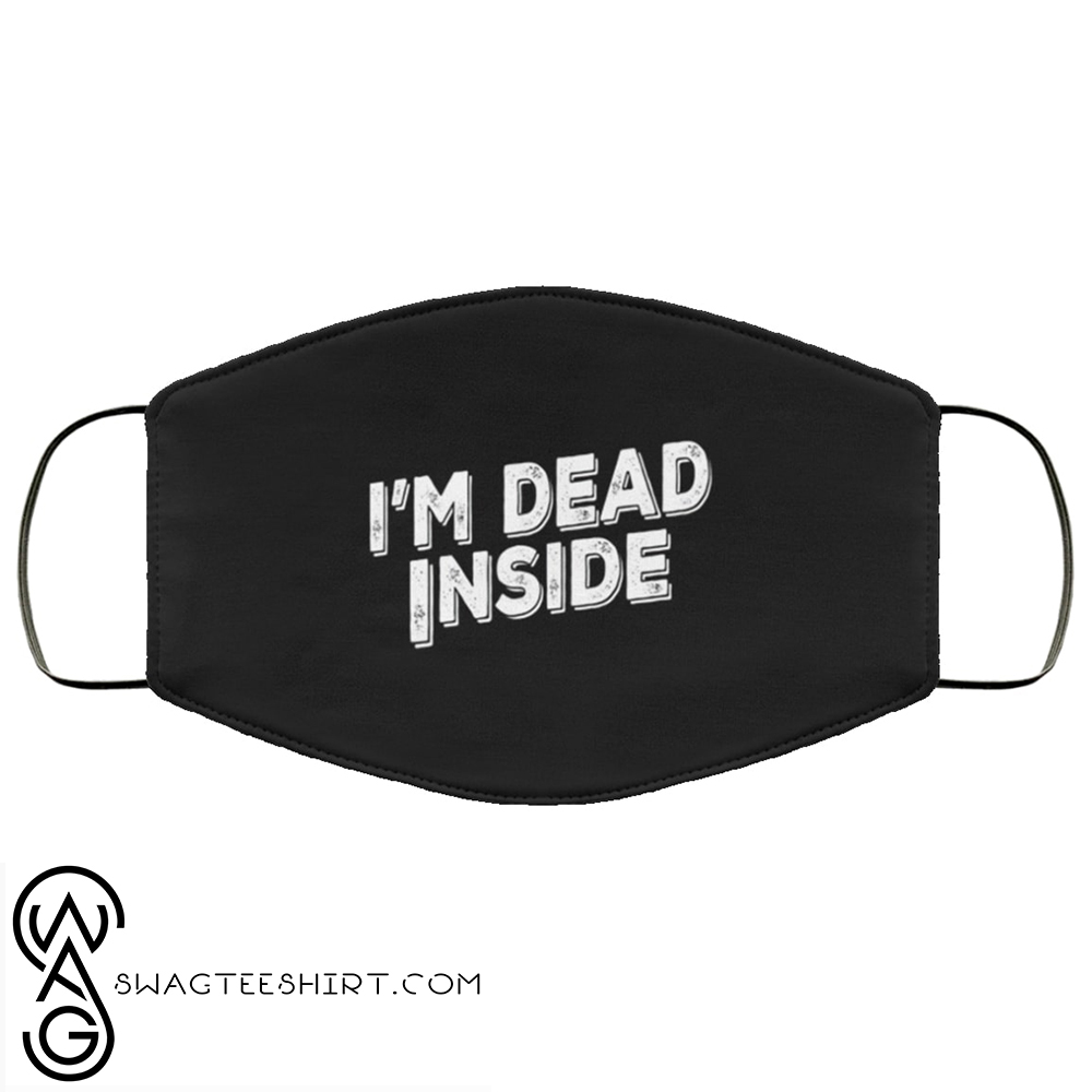 [special edition] Halloween grave mortician im dead inside all over printed face mask – maria