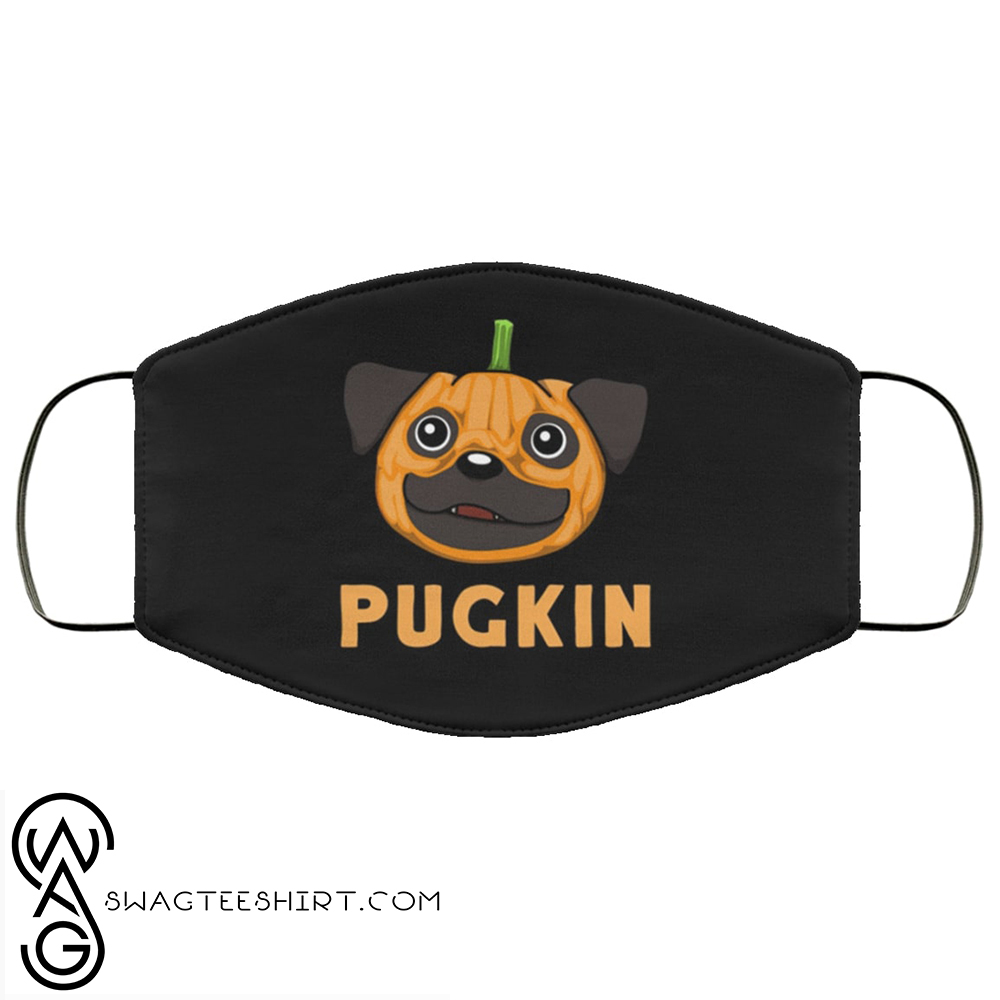 [special edition] Halloween pumpkin pugkin all over printed face mask – maria