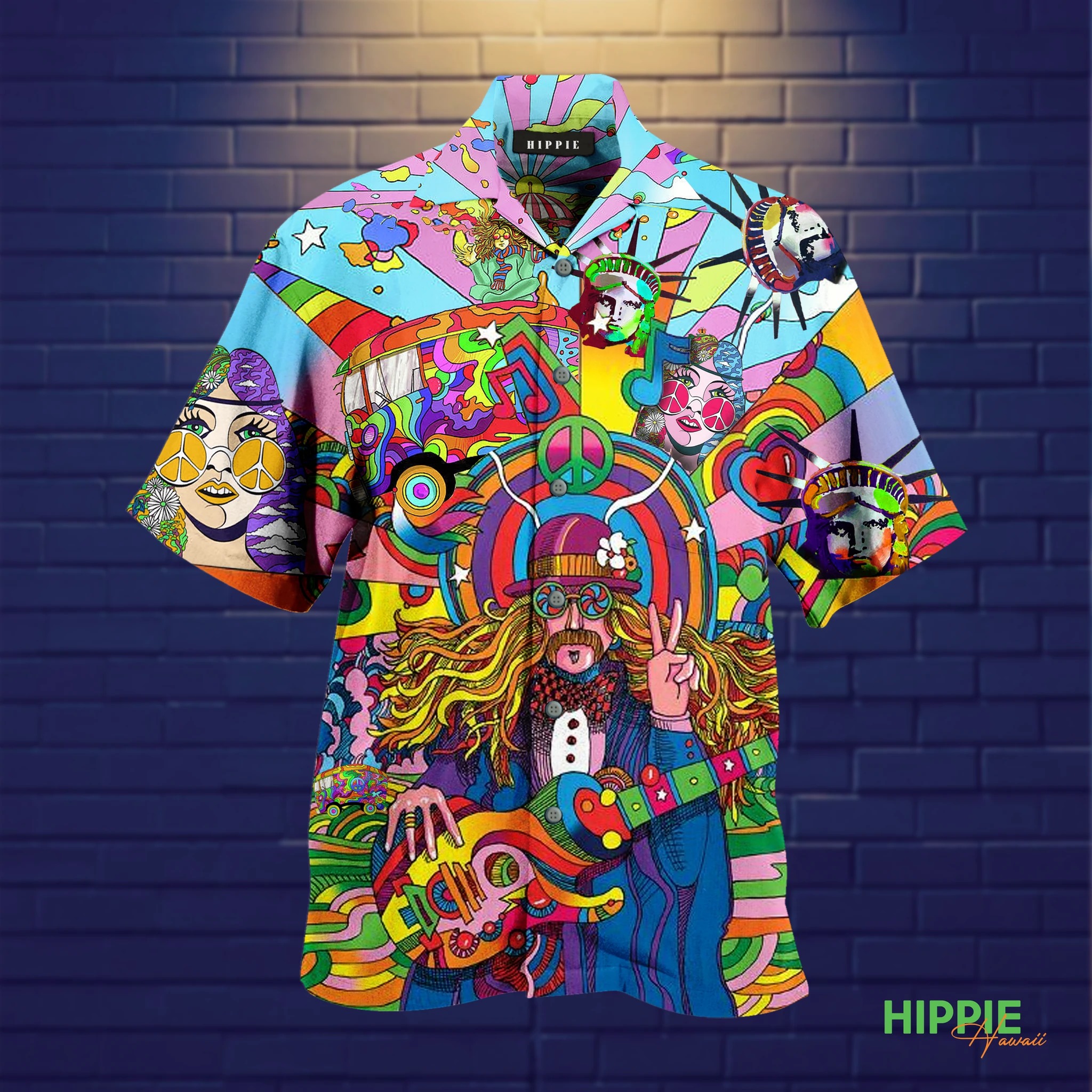 Hippie unisex Hawaii shirt