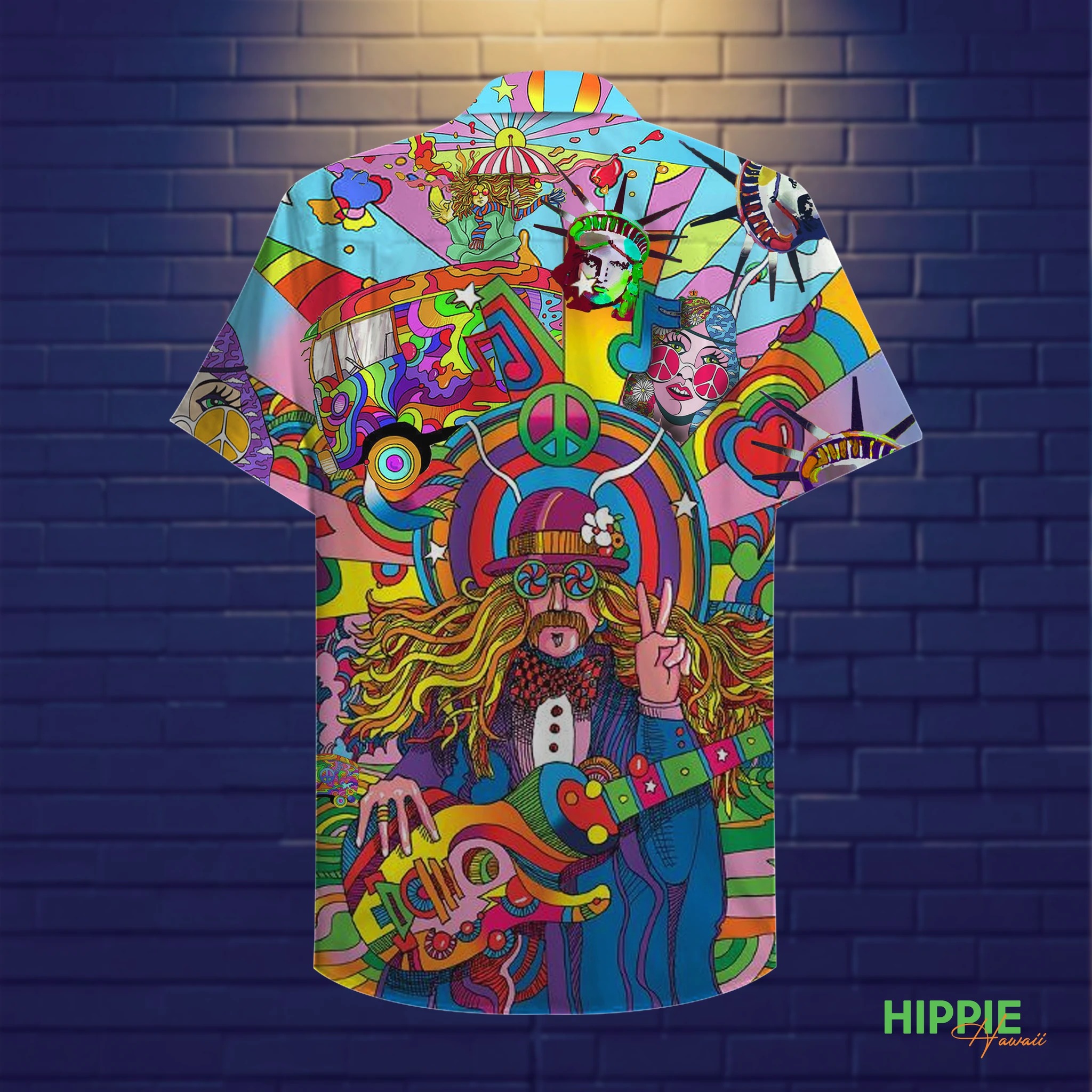 Hippie unisex Hawaii shirt1