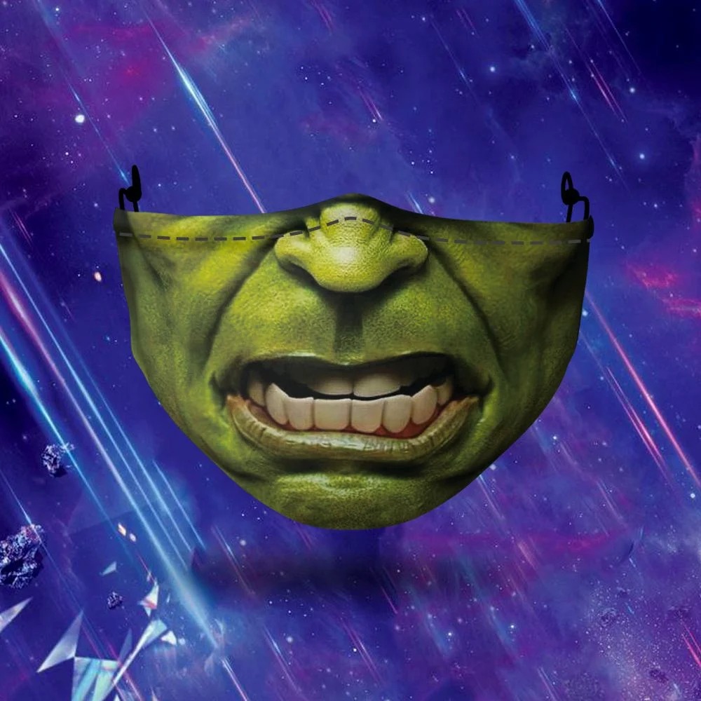 Hulk face 3D mask