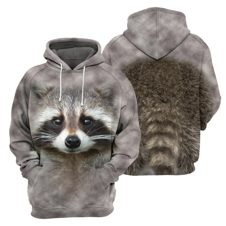 Raccoon - 3D All Over Printed Shirt Hoodie
