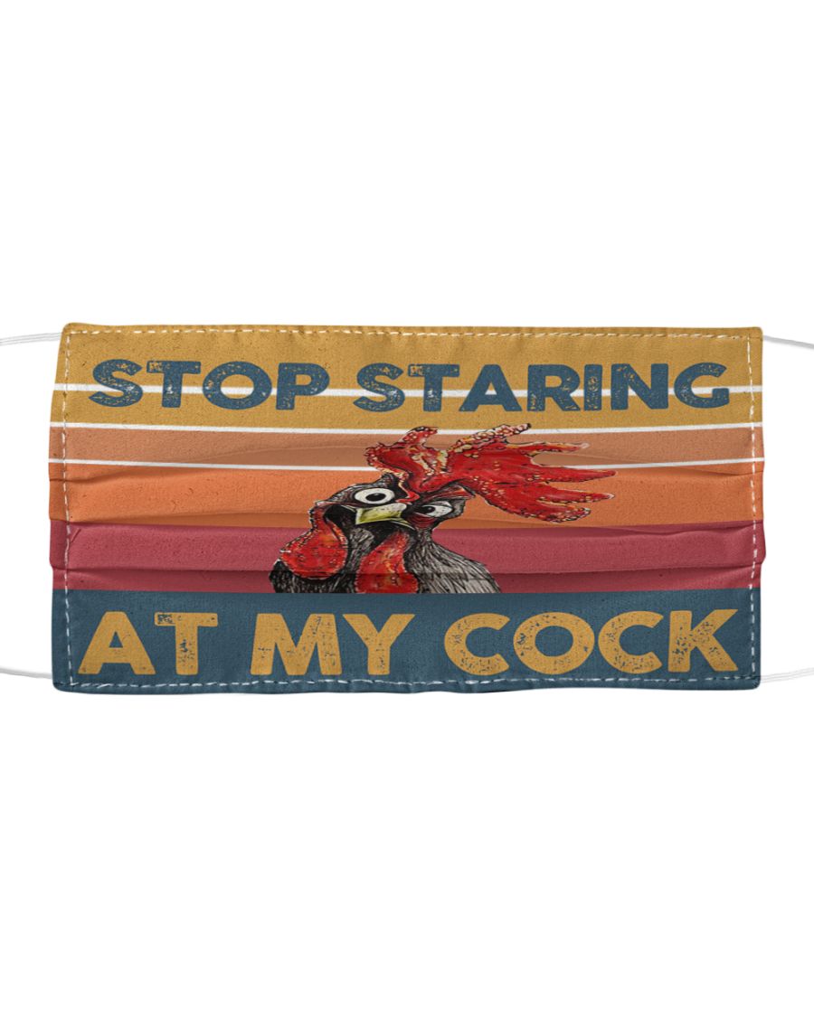 Stop staring at my cock face mask