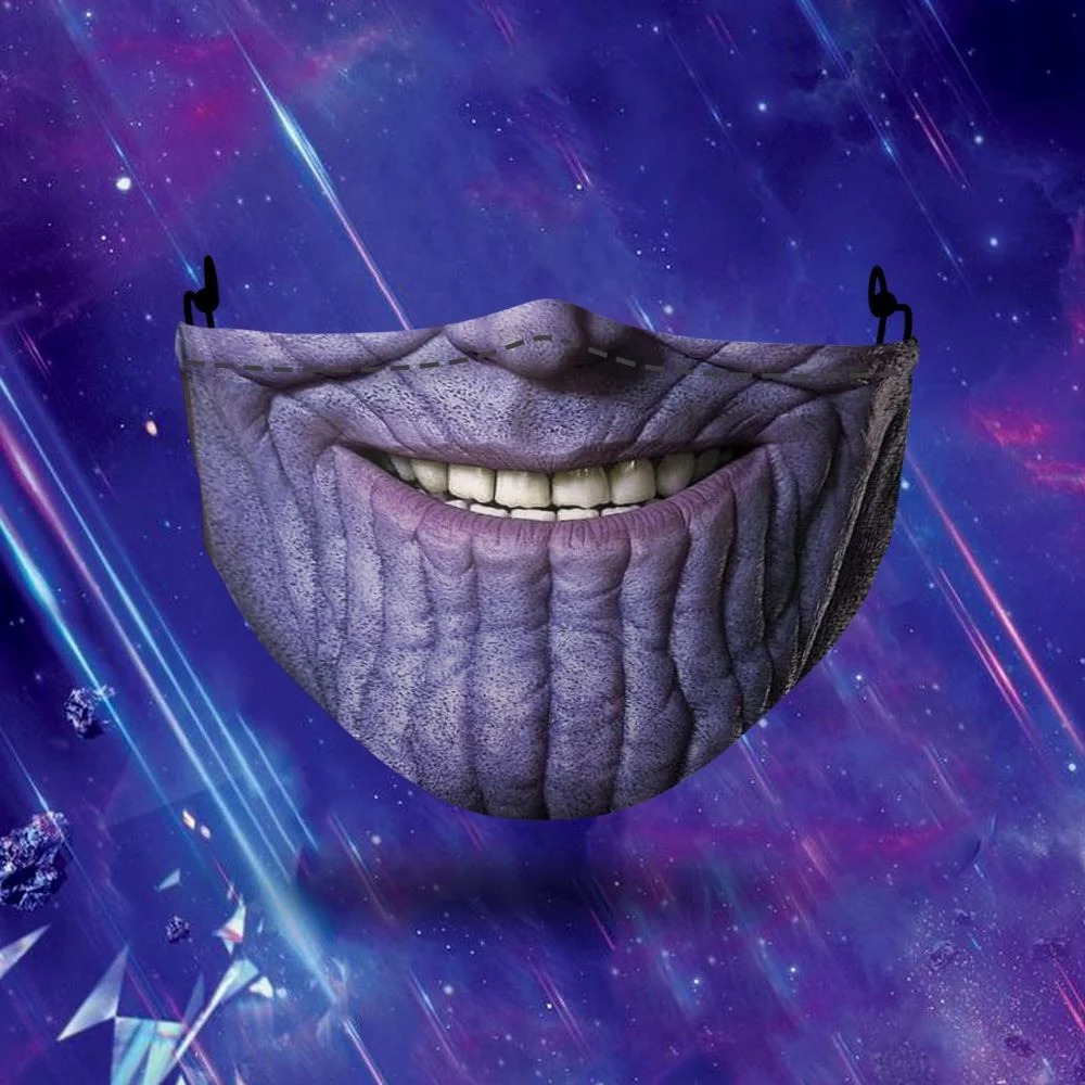 Thanos face 3D mask