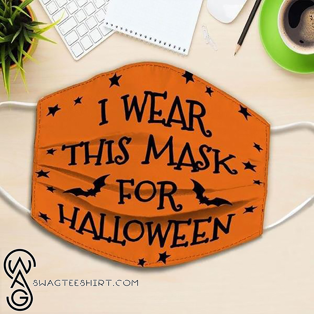 [special edition] i wear this mask for halloween all over printed face mask – maria