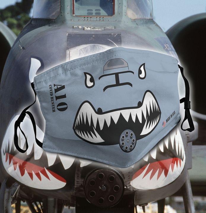 A-10 Thunderbolt II - Covid busters face mask