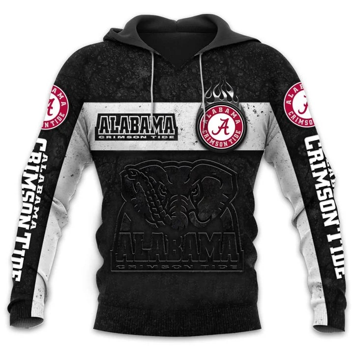 Alabama crimson tide 3d hoodie and sweatshirt